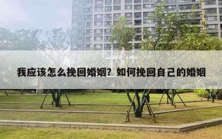 我應(yīng)該怎么挽回婚姻？如何挽回自己的婚姻