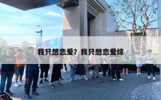 我只想戀愛(ài)？我只想戀愛(ài)綜