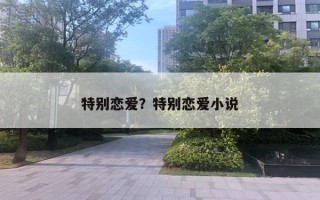 特別戀愛？特別戀愛小說