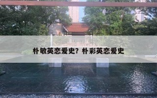 樸敏英戀愛史？樸彩英戀愛史