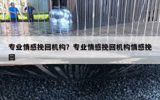 專業(yè)情感挽回機構(gòu)？專業(yè)情感挽回機構(gòu)情感挽回