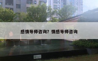 感情導(dǎo)師咨詢？情感導(dǎo)師咨詢